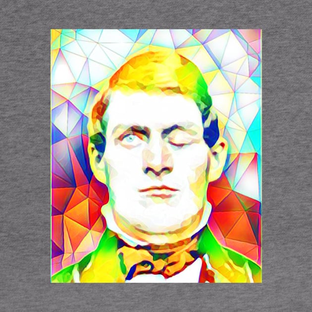 Phineas Gage Colourful Portrait | Phineas Gage Artwork 11 by JustLit